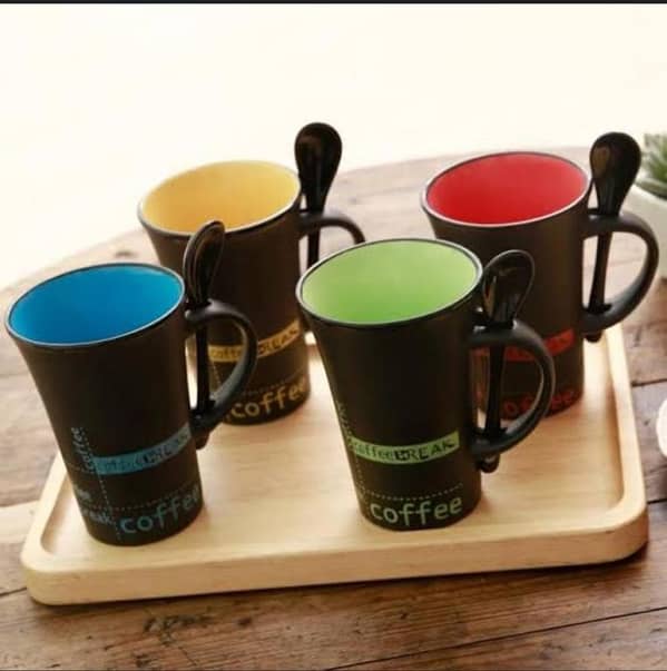 T  1 Pis PrimeWorld Classic Ceramic Coffee Mug With Handle -380ml