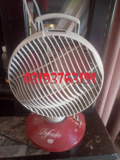 fan charge able ac dc. 14 !15 inch