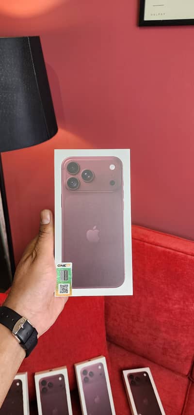 Buy iPhone 18 Pro (Burgundy Color)| PTA Approved | Box Pack