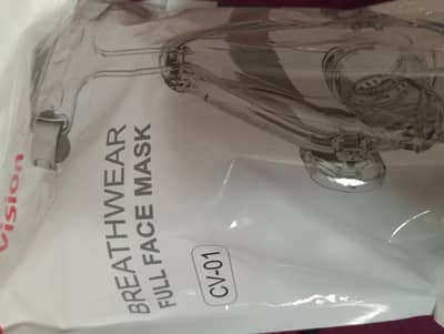 breath wear full face mask  cv-01 for sale used zero time