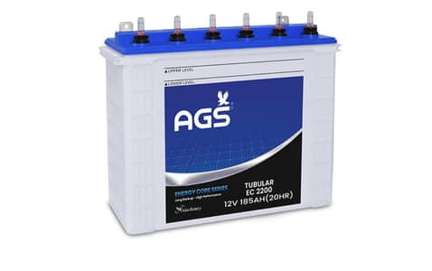 AGS BATTREY 185 AMP.  EC 2200.12V