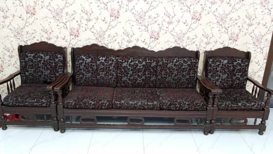 sofa set for sale pure wood old .