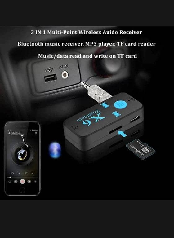 T  Streaming Wireless Car Bluetooth Receiver 3.5 mm