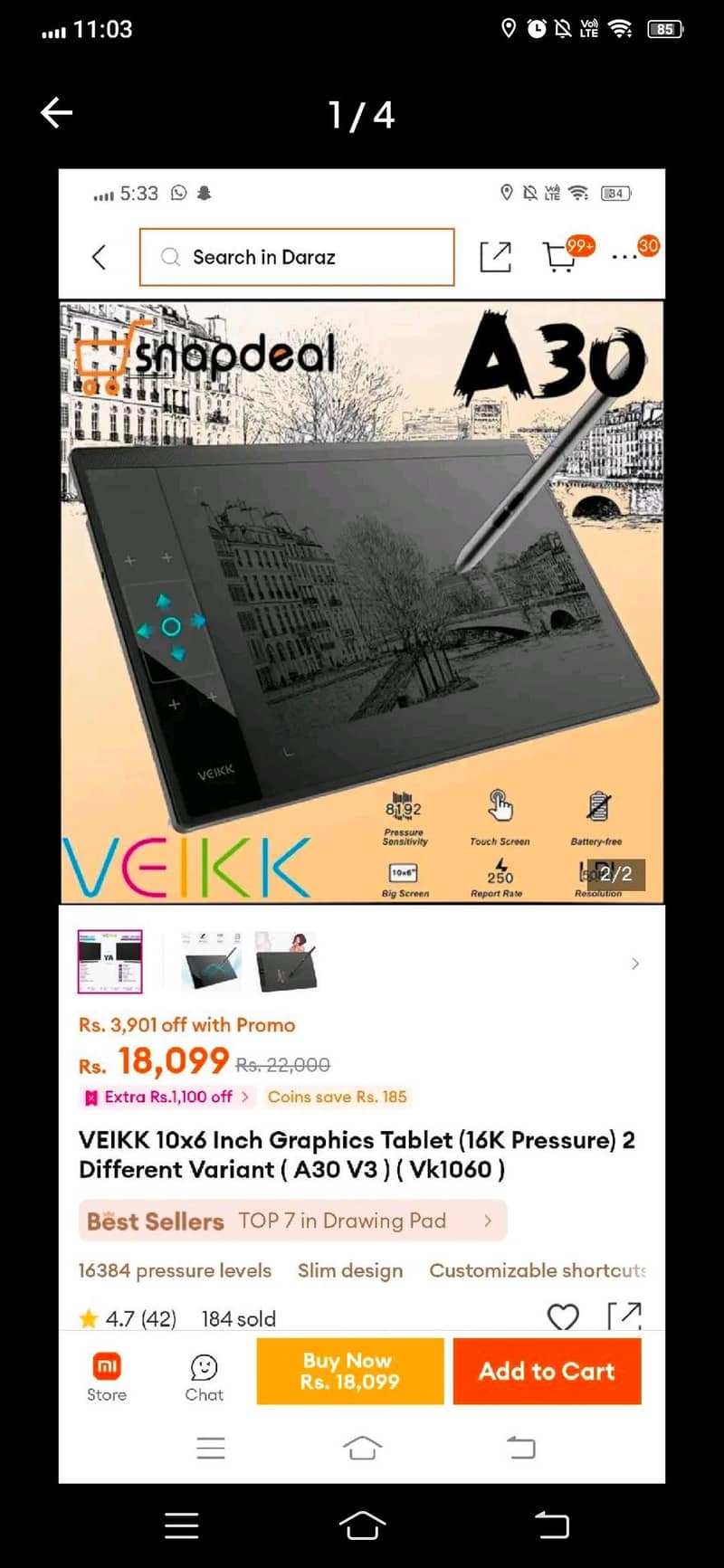 Veikk Wacom Tablet 0