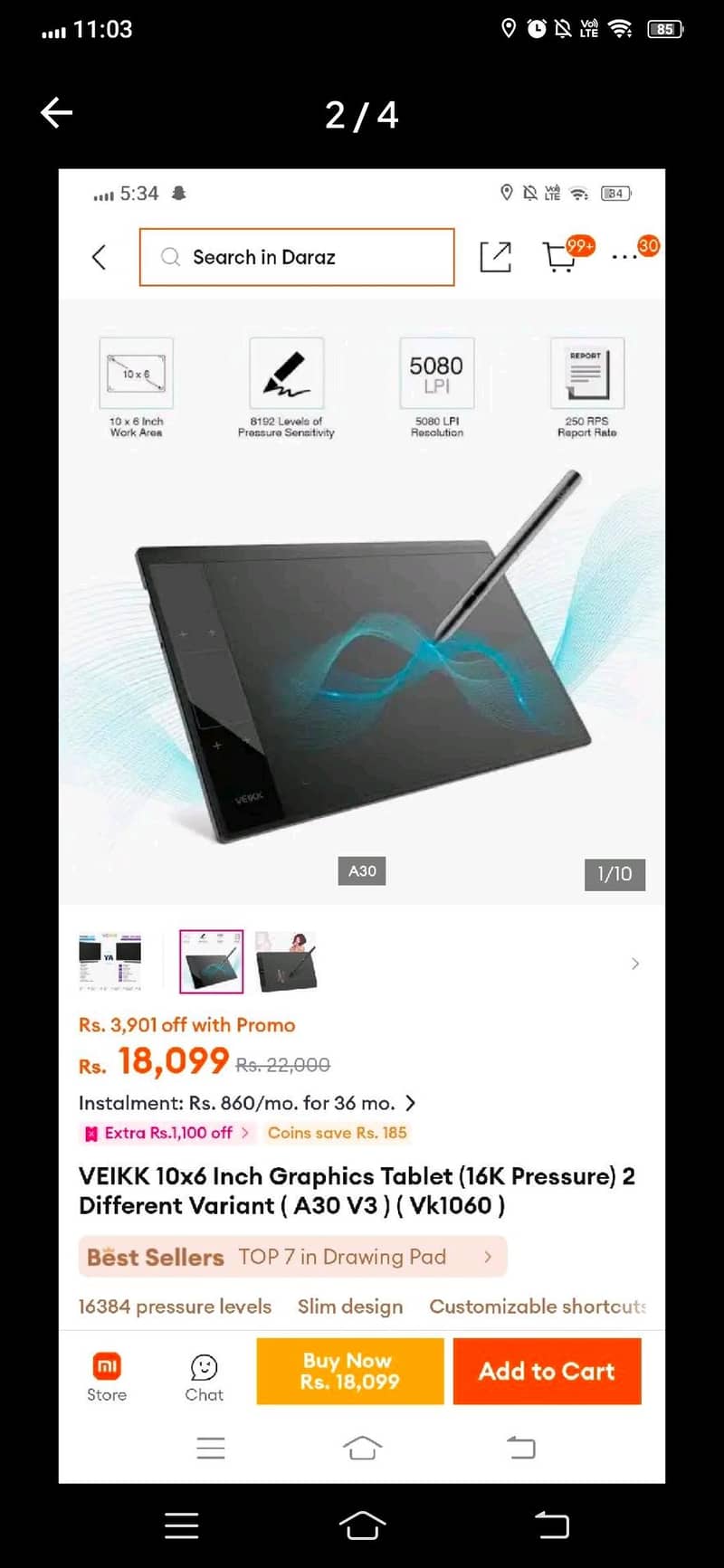 Veikk Wacom Tablet 1