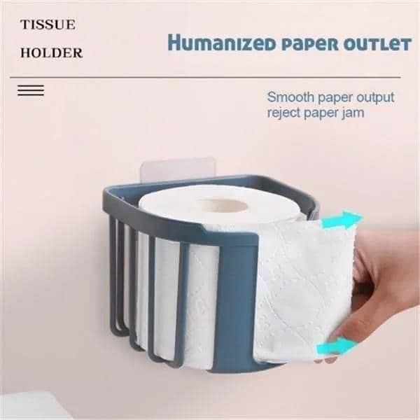 T  Toilet Paper Self Adhesive Holder Bathroom Tissue Holder