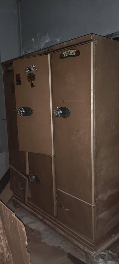 3 door Iron wardrobe