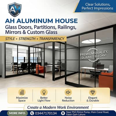 Glass Shop Fronts ,  Aluminium Windows  and doors , Shop Glass Door