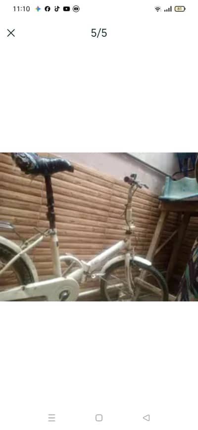 Folding bicycle in good condition, genius item available for sale