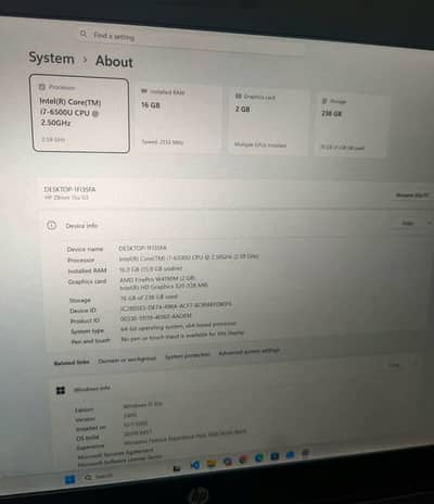 HP ZBOOK 15U G3