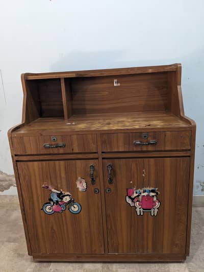 Wooden Side Board Used