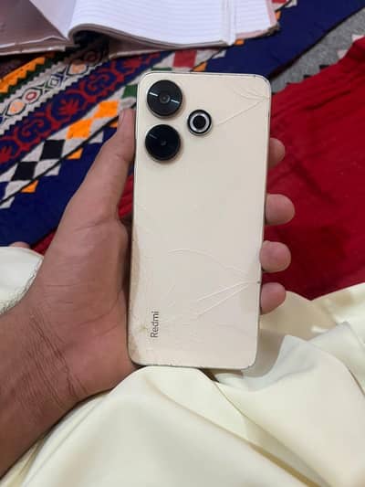 Redmi 13 8/128 Back crack Exchange possible good phone