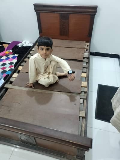 luxury wood bed