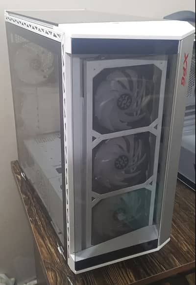 XPG Battlecruiser White ATX Mid Tower PC Gaming Case