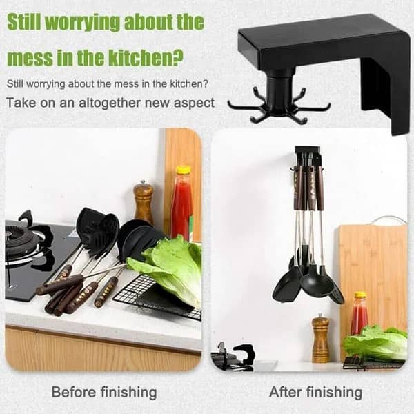T  360 Rotating Spoon Holder - ( Pack Of 2 )