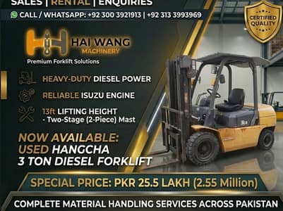 Hangcha 3 Ton Diesel Forklift For Sale - Heavy Duty