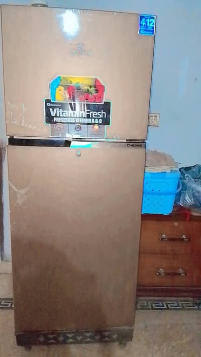 Dawlence Latest fridge Model 9191WB chrome
