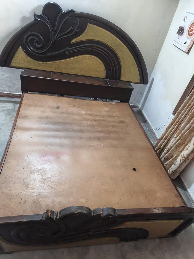bed with two side tables 3