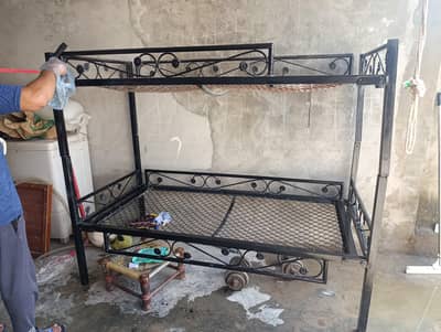 iron bunk bed