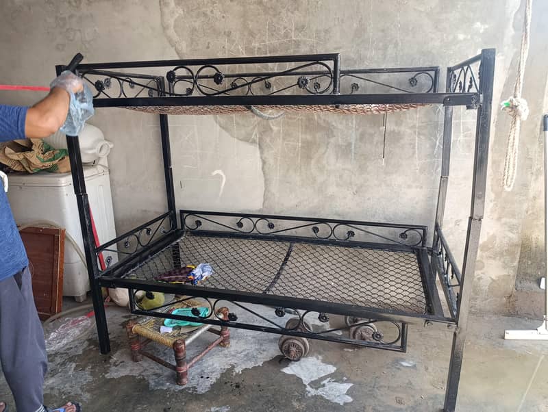 iron bunk bed 0
