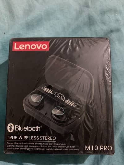 Lenovo earbuds brand new box pack