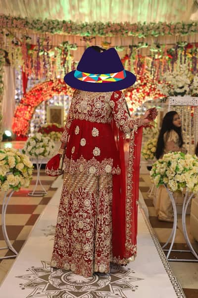 Luxury Red & Golden Bridal Lehenga – Heavy Embroidered Wedding Dress