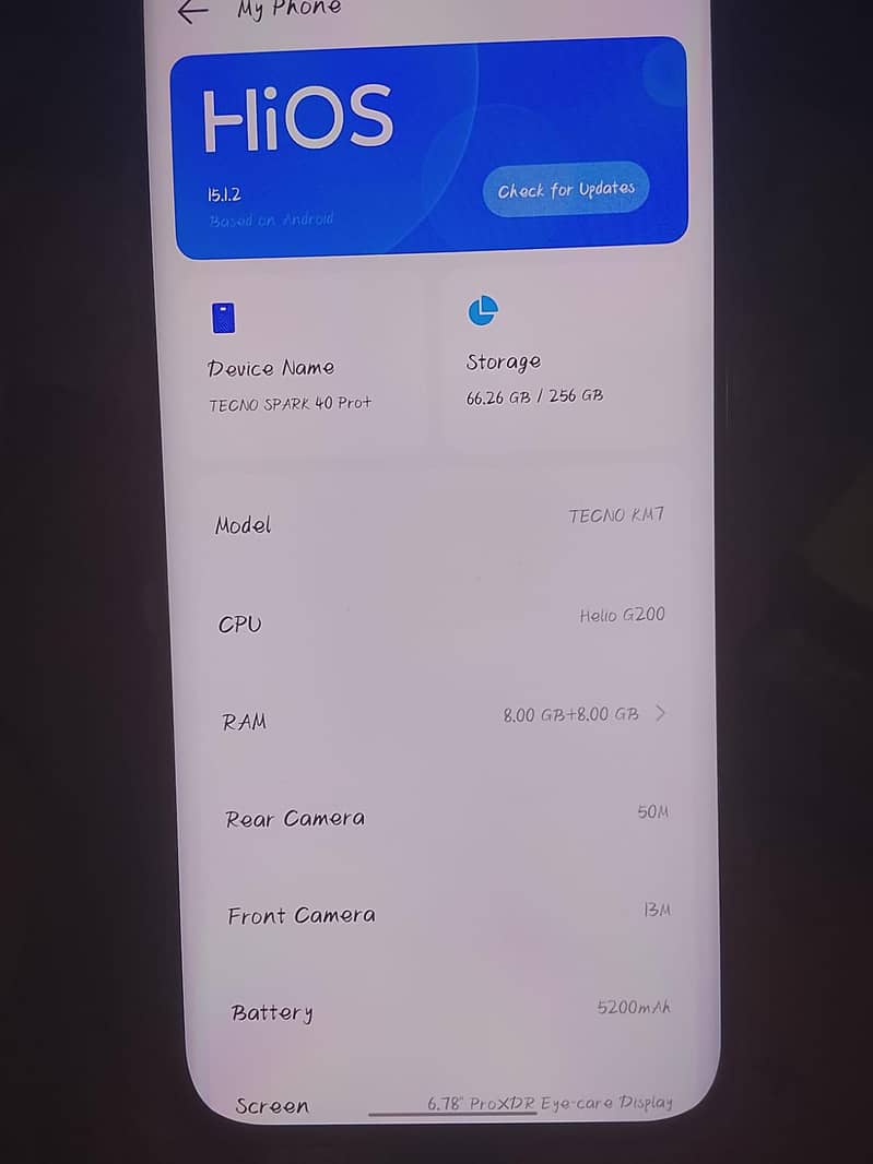 Techno spark 40 pro plus 5
