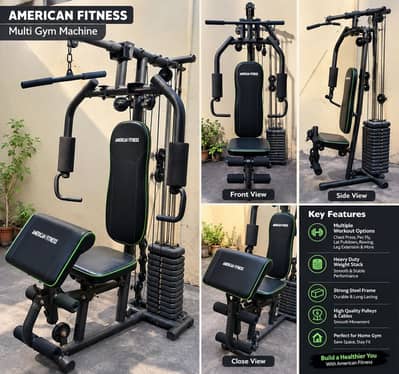 American Fitness Multi Gym Machine – Home Gym Setup