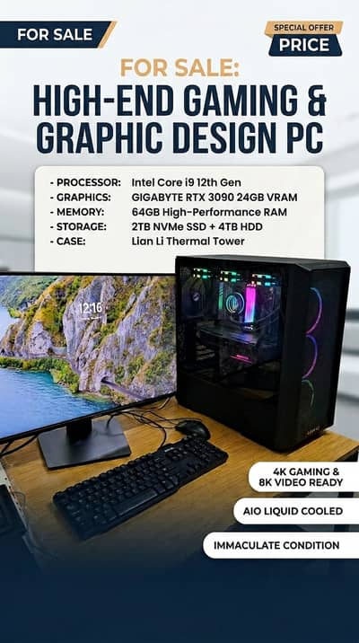 PowerFull Gaming / Animation / Desigining PC