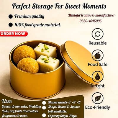 Premium & import quality tin boxes