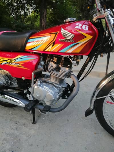 Honda CG 125 2026 model islamabad number