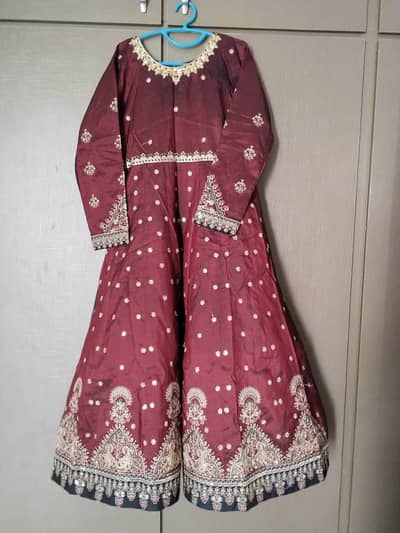fancy wedding frock . /maxi