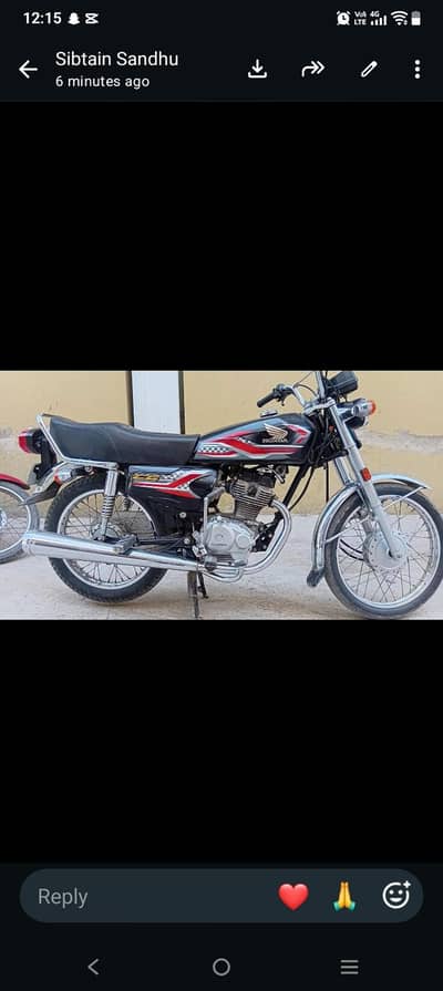 125 very fresh bike