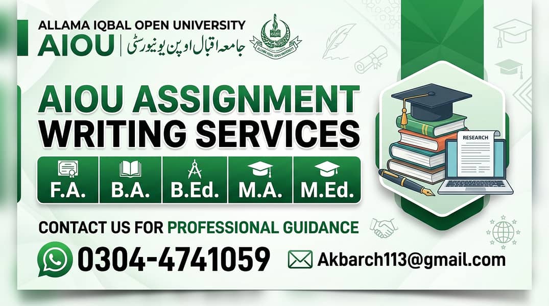 AIOU ASSIGNMENT WRITING SERVICES 0