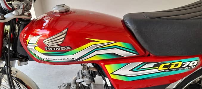 Honda 70cc 2023 modal biometric moky par ho gi