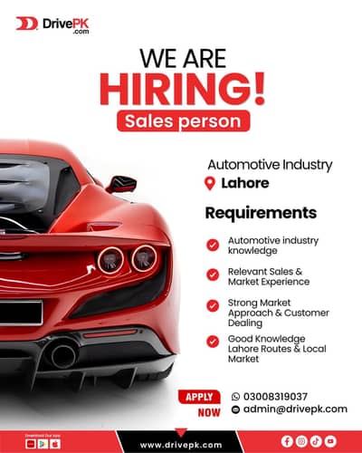 Drivepk Sales Person