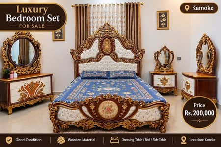 Premium Wooden Dressing Table / Bedside Side Table – Like New | Kamoke