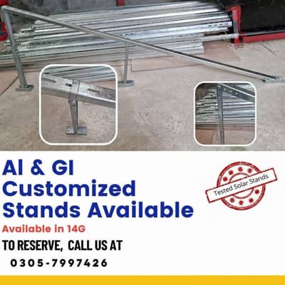 Solar Stand / Solar iron / Solar structure / Steel Solar / Aluminium