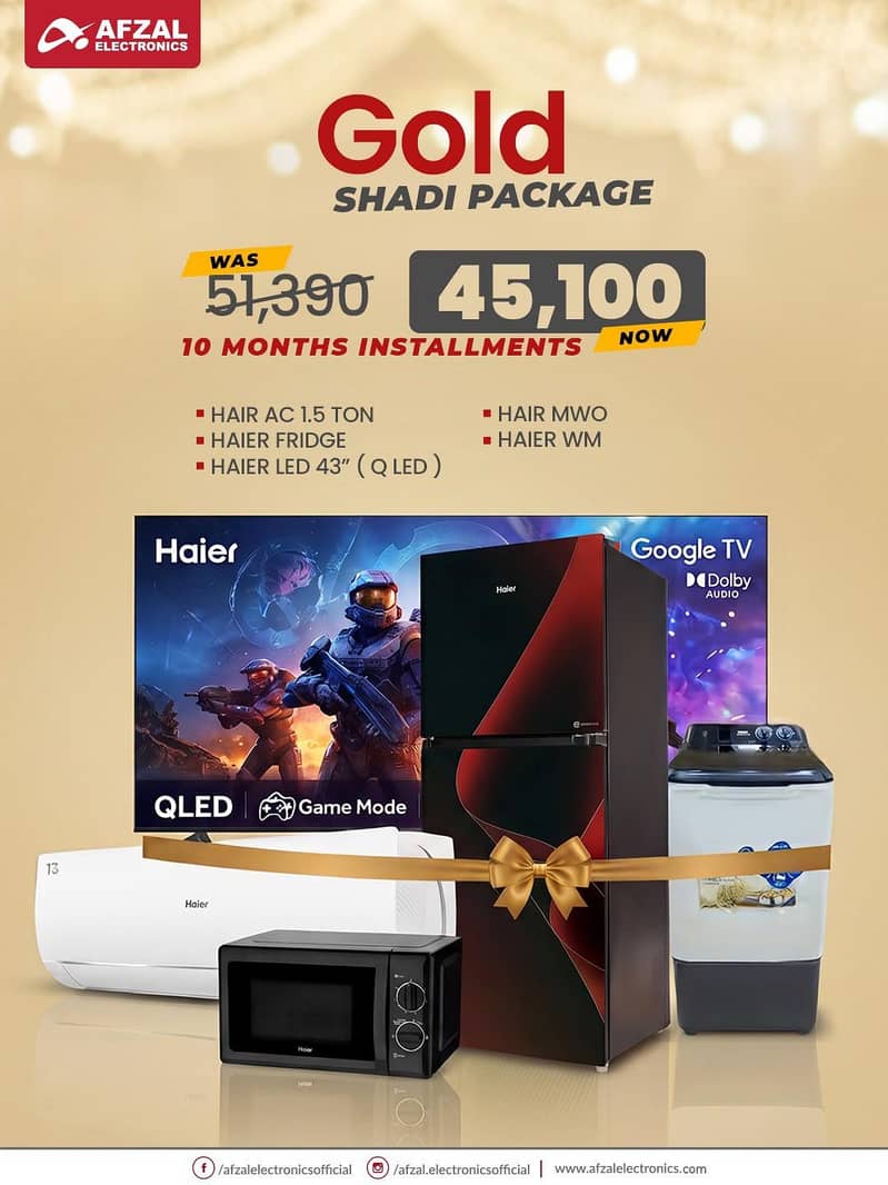afzal Electronics easy installment plan 0