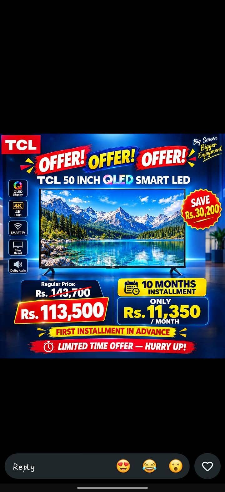 afzal Electronics easy installment plan 2