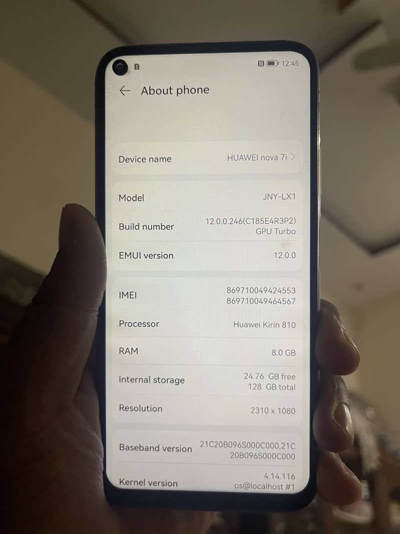 Huawei Nova 7i 6
