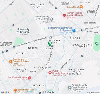 Just Like New 180 Yards G+3 West Open Leased Bungalow In Boundary Walled Society Block 4 Gulistan E Jauhar Near Main University Road And Near To Main Road