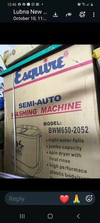 Washing Machine Semi Automatic
