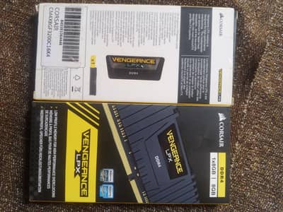 new Corsair vengeance 8x8gb ram 3200mhz