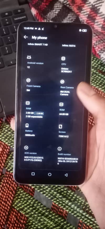 Infinix Smart 7 HD 2GB RAM 64GB Storage For Sale