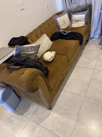 Brown Sofa set of 5