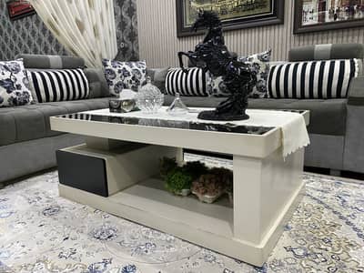 Center table wooden with two drawers