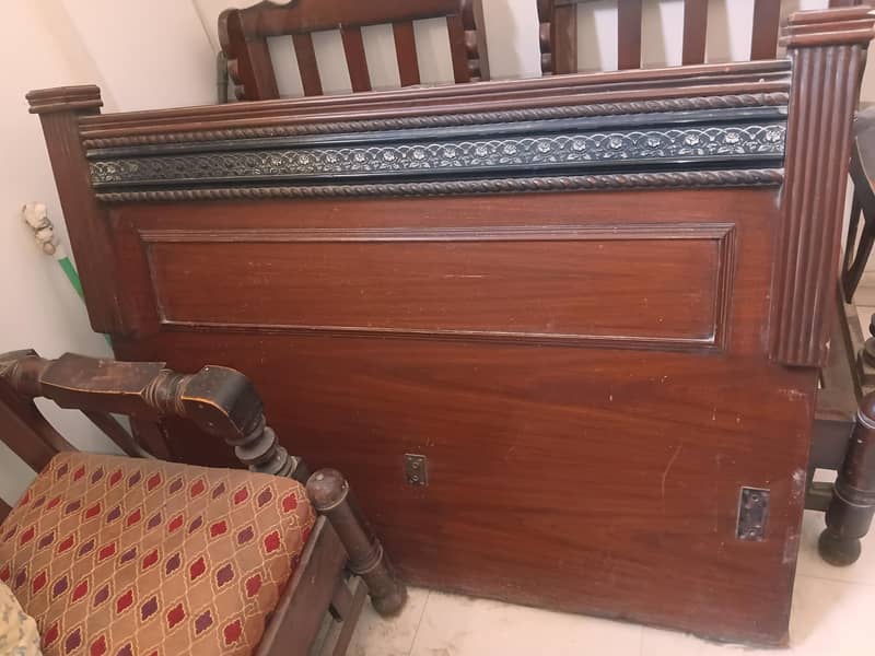 Wood Bed Frame 1