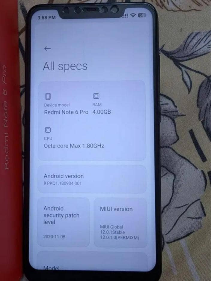 Xiaomi Redmi Note 6 Pro 2