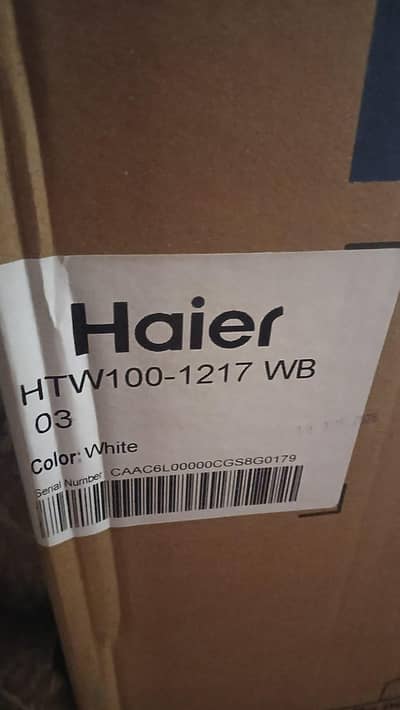 Haier HTW100-1217 WB Washing machine+dyer twin tub